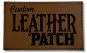 Custom Leather Patch Logo